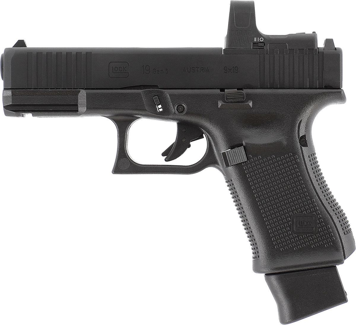 Glock 19 gen 5 MOS BLK