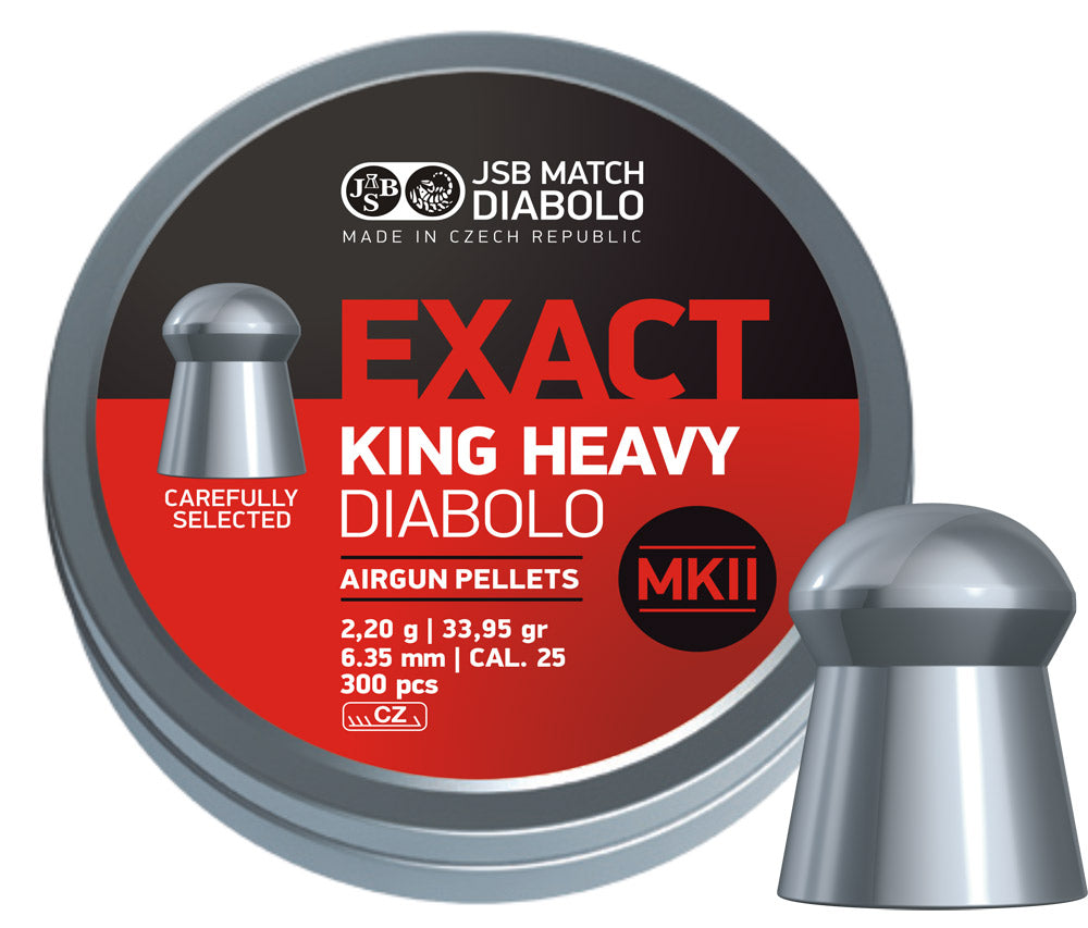 JSB Exact King Heavy 6.35mm 2,2gr