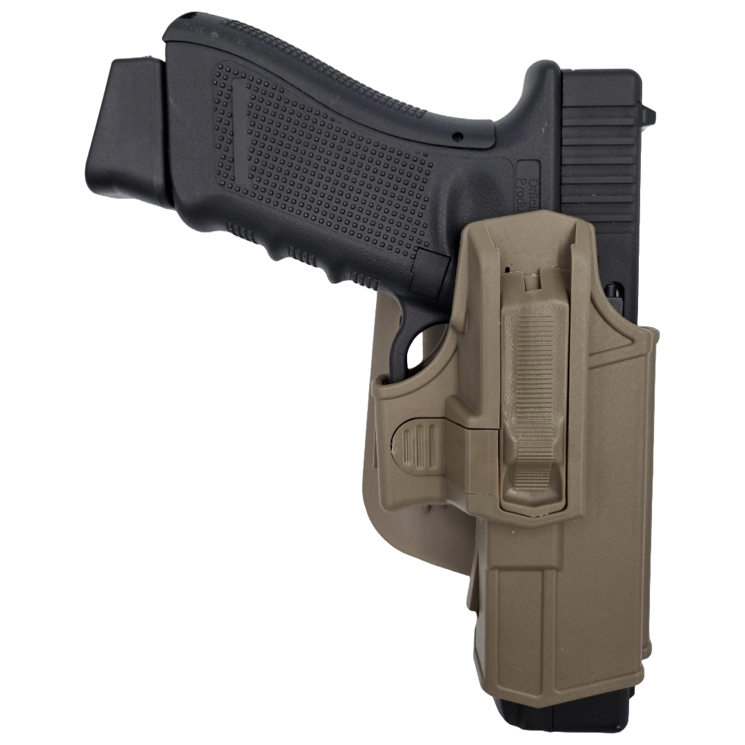 P9004 – Toc pistol GLOCK 17/19/34/45 AKAR® REACTION inclusiv arme cu optică