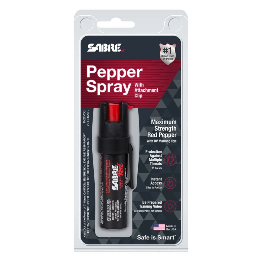 Gas spray Sabre Red Compact 36 g., cu clips